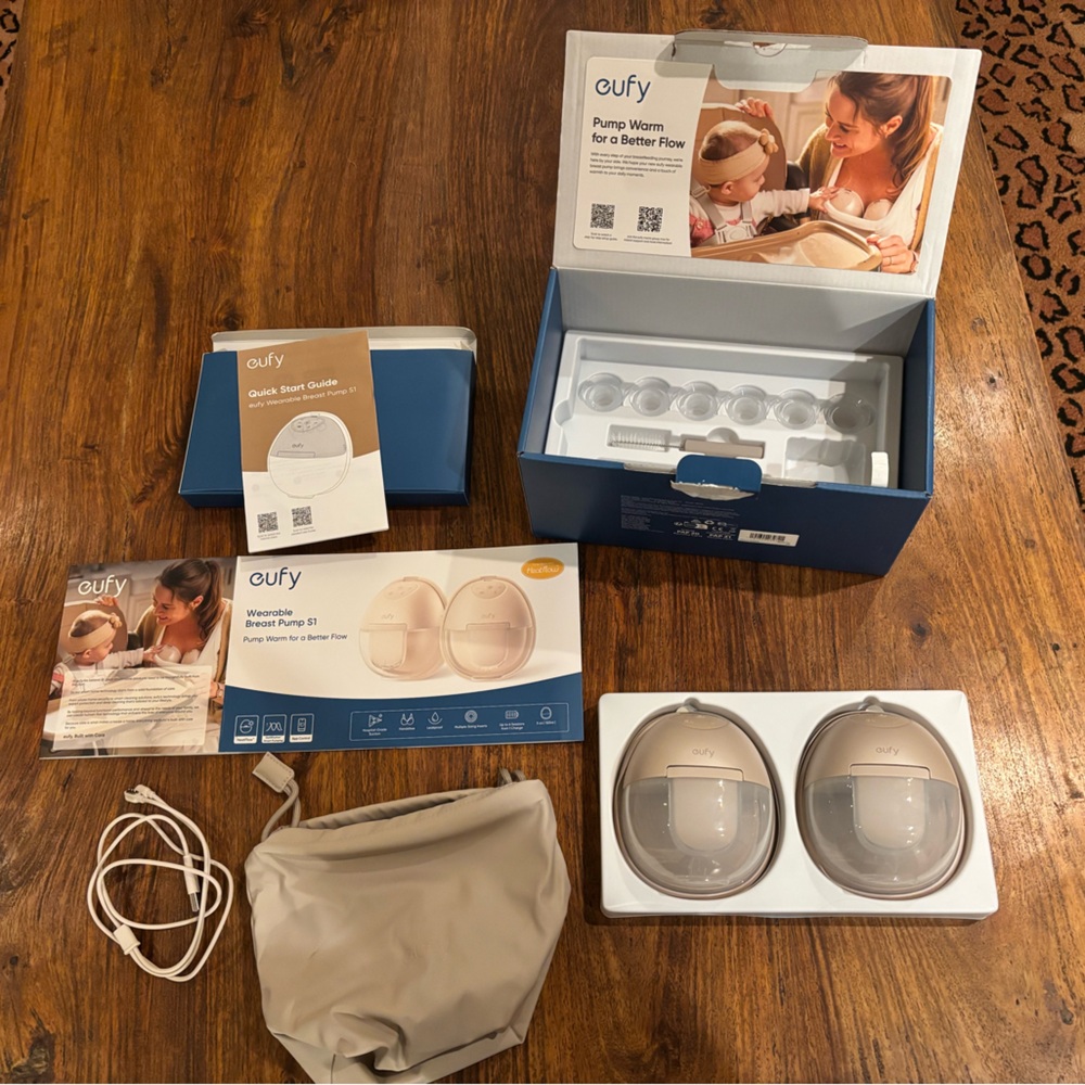 Eufy S1 Wireless Breast Pump- heated flow - app powered